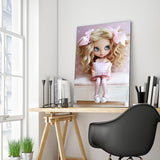 Full Diamond Painting kit - Girl doll