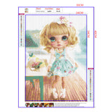 Full Diamond Painting kit - Girl doll