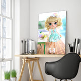 Full Diamond Painting kit - Girl doll