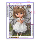 Full Diamond Painting kit - Girl doll