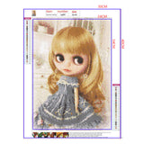 Full Diamond Painting kit - Girl doll