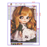 Full Diamond Painting kit - Girl doll