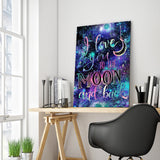 Full Diamond Painting kit - I love you to the moon and back