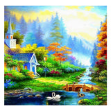 Full Diamond Painting kit - Beautiful scenery in spring