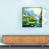 Full Diamond Painting kit - Beautiful scenery in spring