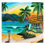 Full Diamond Painting kit - Hot summer scenery