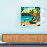 Full Diamond Painting kit - Hot summer scenery