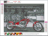 Full Diamond Painting kit - Cool motorcycle