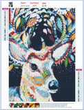 Full Diamond Painting kit - Beautiful colorful elk