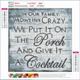 Full Diamond Painting kit - Family quote