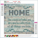 Full Diamond Painting kit - Home quote