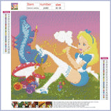 Full Diamond Painting kit - Alice in Wonderland