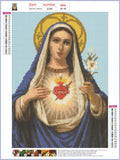 Full Diamond Painting kit - Virgin mary