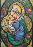 Full Diamond Painting kit - Mary and baby jesus