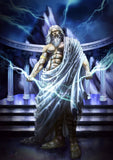 Full Diamond Painting kit - Zeus god of lightning