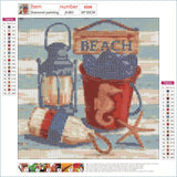 Full Diamond Painting kit - Beach