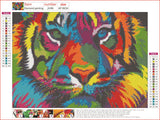 Full Diamond Painting kit - Color tiger