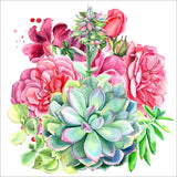 Full Diamond Painting kit - Succulent plants