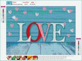 Full Diamond Painting kit - LOVE