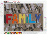 Full Diamond Painting kit - Family