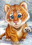 Full Diamond Painting kit - Cute little tiger