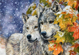 Full Diamond Painting kit - Two wolves