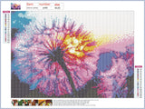 Full Diamond Painting kit - Romantic dandelion