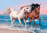 Full Diamond Painting kit - Horses family