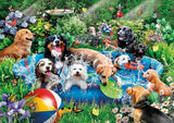 Full Diamond Painting kit - Cute group of dogs