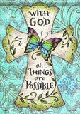 Full Diamond Painting kit - With god All things are possible