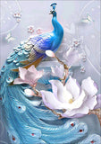 Full Diamond Painting kit - Beautiful peacock