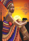 Full Diamond Painting kit - Beautiful african woman