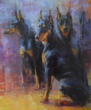 Full Diamond Painting kit - Doberman