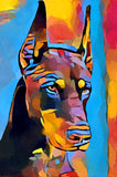 Full Diamond Painting kit - Doberman